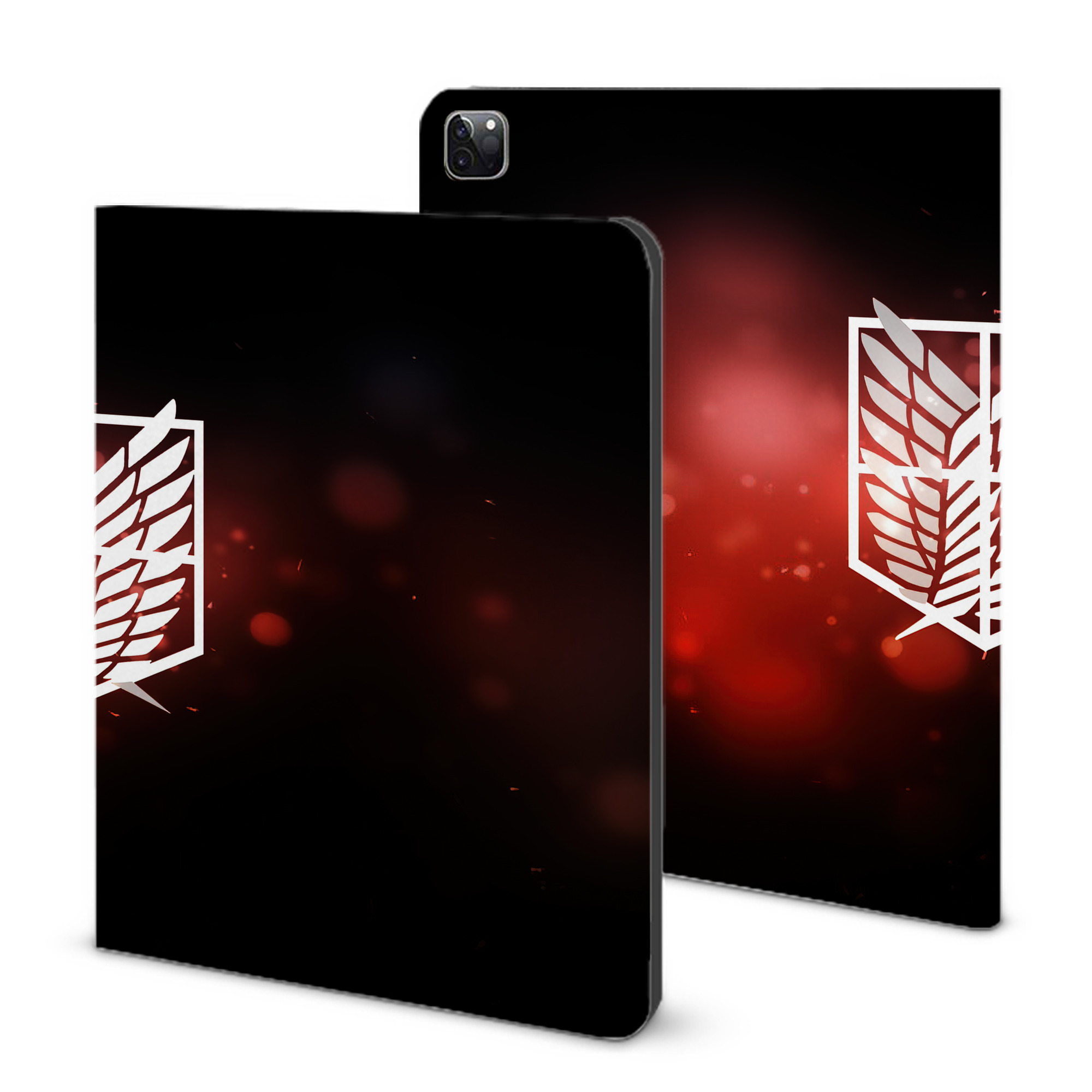 （画像用） 進撃の巨人 Attack on Titan IPad ケース ブック型 PUレザー TPU 耐衝撃 軽量 薄型 ペン収納なし 全面保護 IPad 各モデル対応